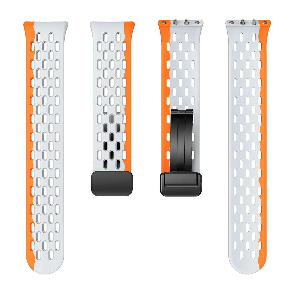 Magnetic D Buckle Sports Silicone Band for Samsung Galaxy Fit 3 SM-R390 – Comfortable & Secure Fit - STRAPS