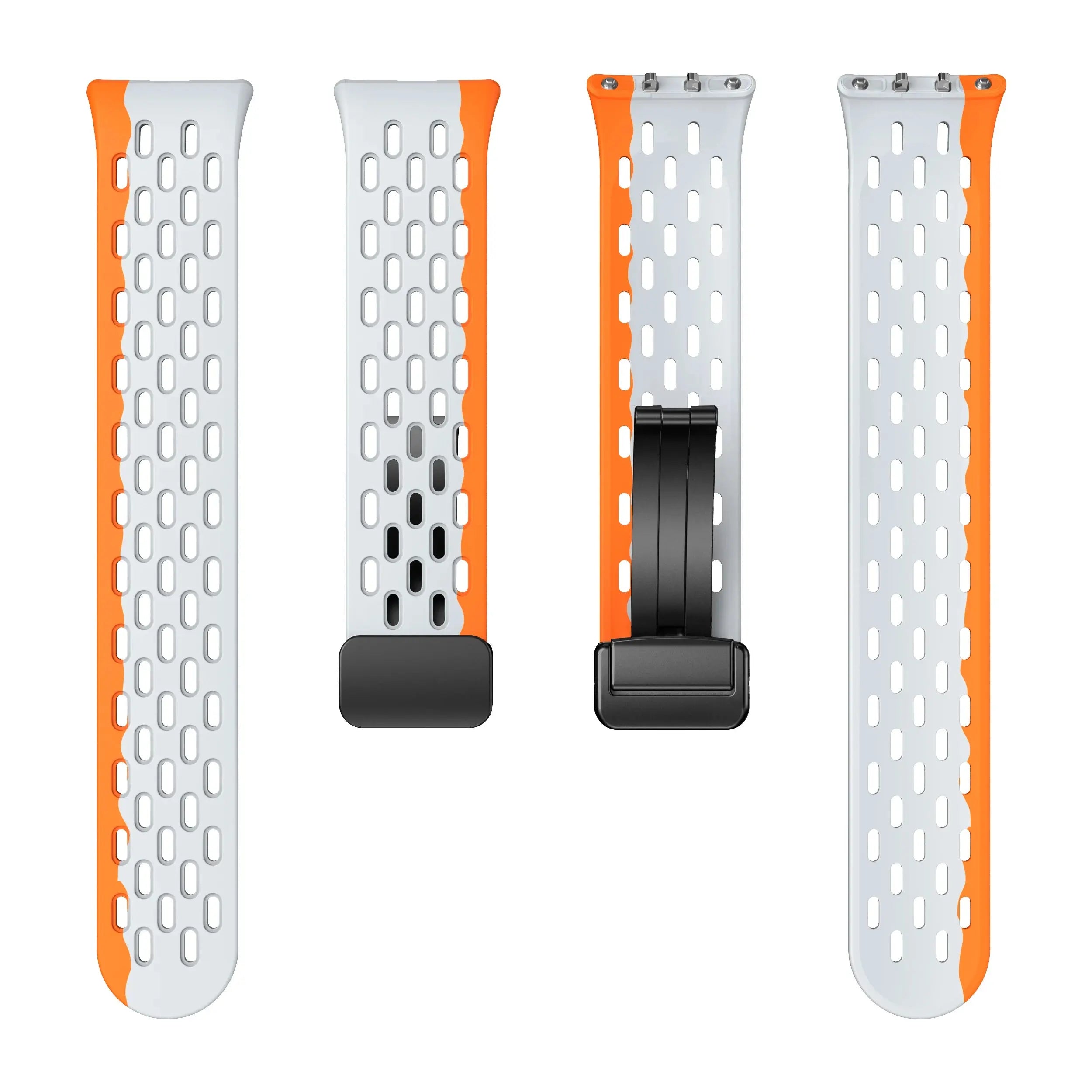 Magnetic D Buckle Sports Silicone Band for Samsung Galaxy Fit 3 SM-R390 – Comfortable & Secure Fit - STRAPS