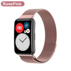 Magnetic Milanese Loop with Case for Huawei Watch Fit & Fit 2 STRAPS