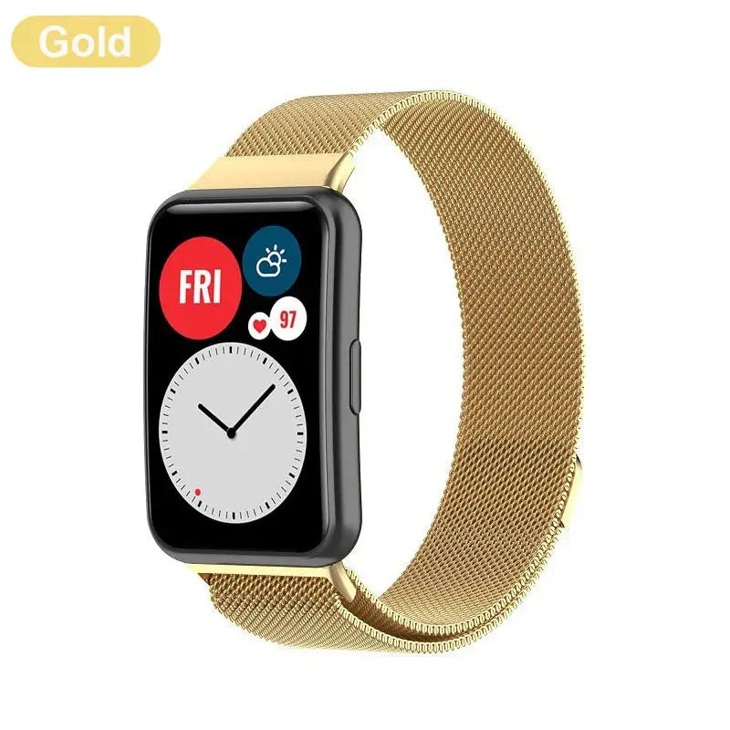 Magnetic Milanese Loop with Case for Huawei Watch Fit & Fit 2 STRAPS