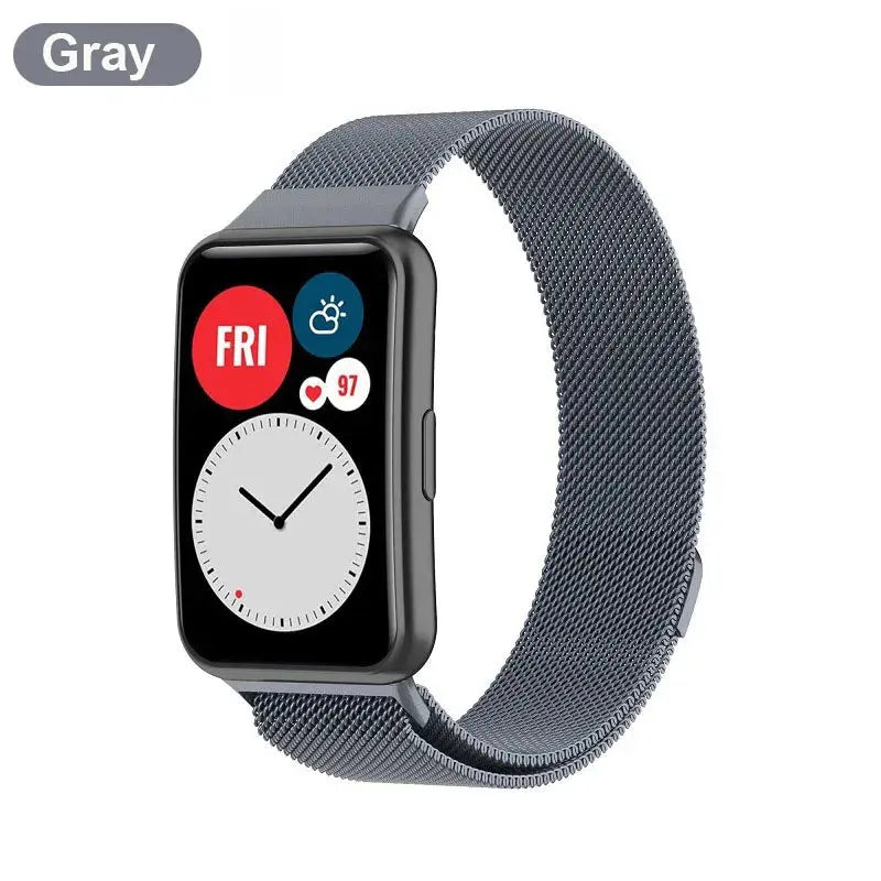 Magnetic Milanese Loop with Case for Huawei Watch Fit & Fit 2 STRAPS
