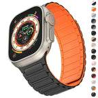 Magnetic Silicone Band for Apple Watch Ultra 2, Series 10, 9, 8, 7, SE – 49mm, 45mm, 44mm, 42mm, 41mm, 40mm STRAPS
