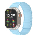 Magnetic Silicone Band for Apple Watch Ultra 2, Series 10, 9, 8, 7, SE – 49mm, 45mm, 44mm, 42mm, 41mm, 40mm STRAPS