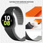 Magnetic Silicone No Gap Strap for Samsung Galaxy Watch 7/6/5/4 - STRAPS