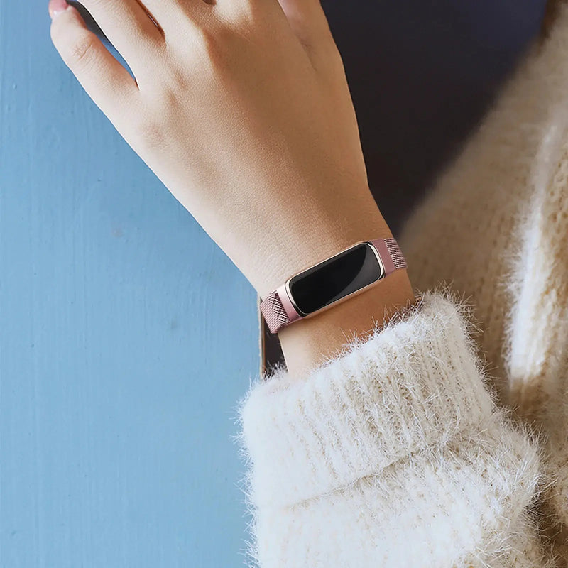 Metal Magnetic Band for Fitbit Luxe - Milanese Sport Strap Replacement STRAPS