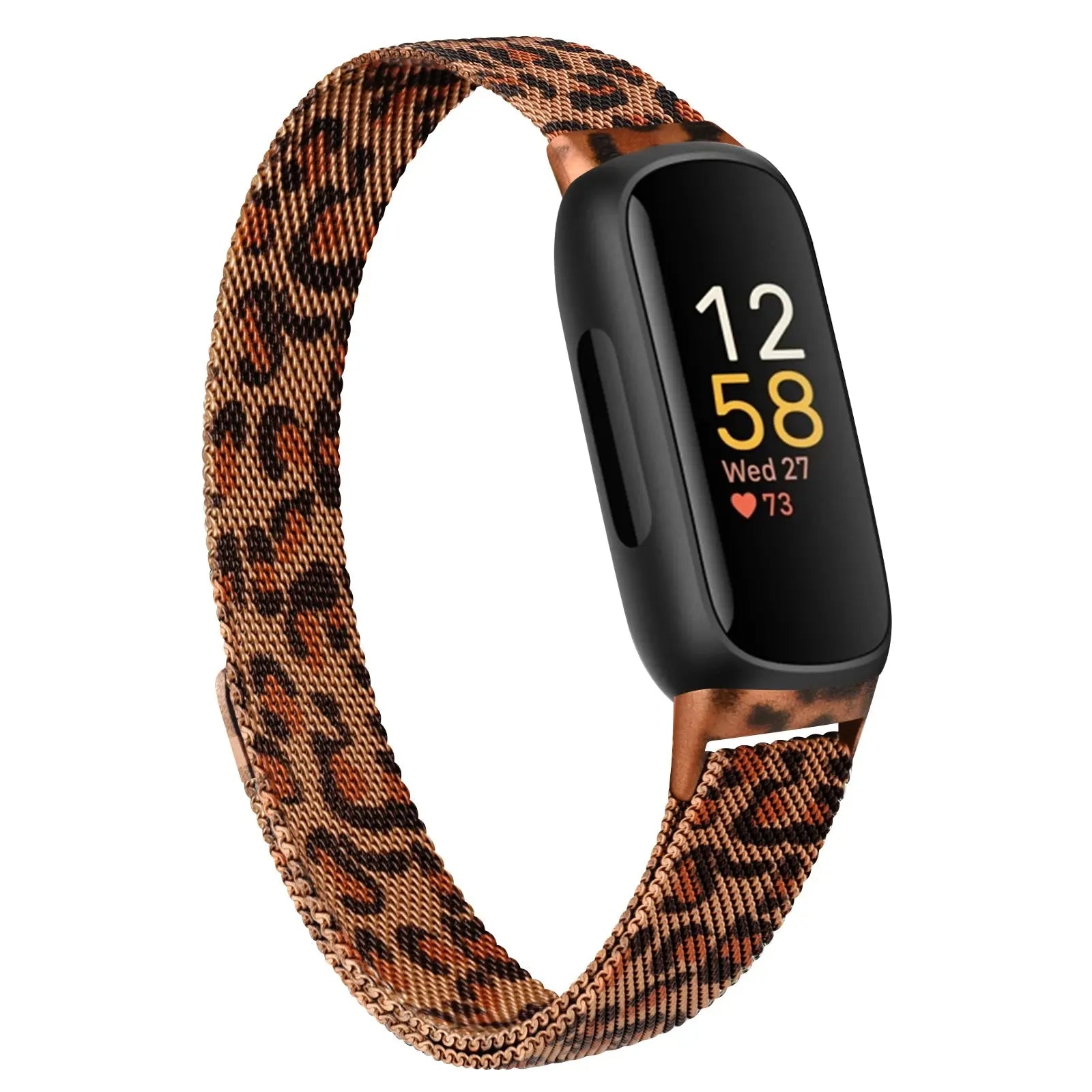 Metal Magnetic Loop Strap for Fitbit Inspire 3 - Stainless Steel Milanese Band - STRAPS
