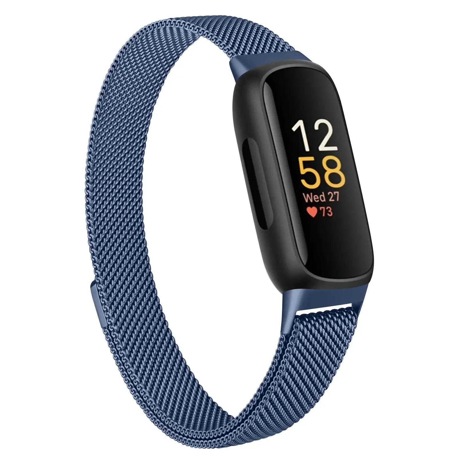 Metal Magnetic Loop Strap for Fitbit Inspire 3 - Stainless Steel Milanese Band - STRAPS