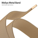 Metal Magnetic Strap for Fitbit Versa & Sense Series – Sleek & Adjustable Watchband - STRAPS