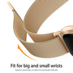 Metal Magnetic Strap for Fitbit Versa & Sense Series – Sleek & Adjustable Watchband - STRAPS