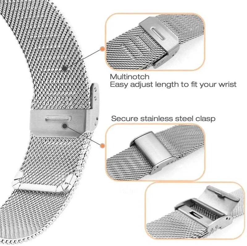 Metal Strap for Huawei Watch Fit 3 - Stainless Steel Smartwatch Wristband Accessory - Many Colours JANSIN