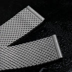 Milan Steel Mesh Anti-Allergy Watchband for Omega 007 Seahorse 300 Observatory & Universal Watches - STRAPS