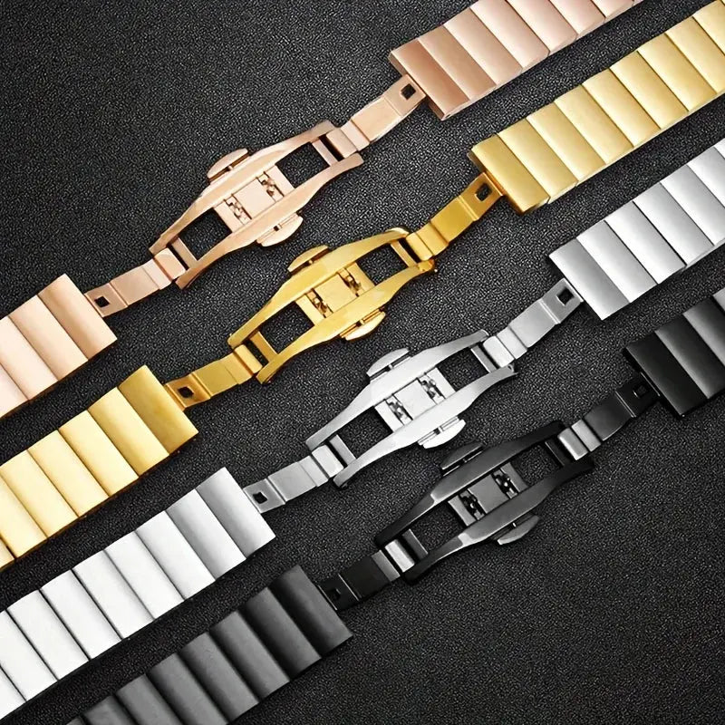 No Gaps Curved End Stainless Steel Strap for Samsung Galaxy Watch 7 Ultra 47mm - STRAPS