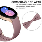 No Gaps Silicone Strap for Samsung Galaxy Watch 4, 5, 6, 7 – 40mm, 44mm, 45mm, 42mm, 46mm, 47mm TOBFIT