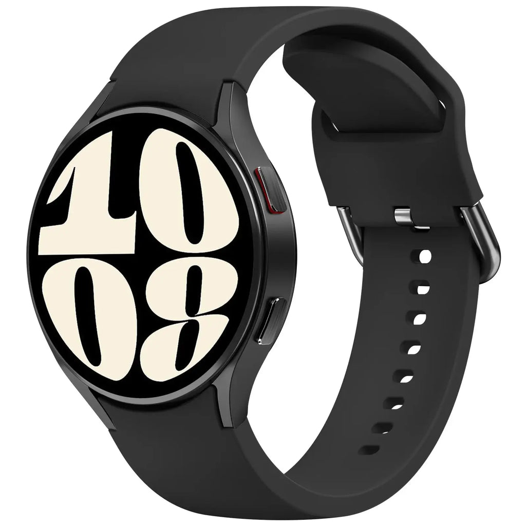 No Gaps Silicone Strap for Samsung Galaxy Watch 4, 5, 6, 7 – 40mm, 44mm, 45mm, 42mm, 46mm, 47mm TOBFIT