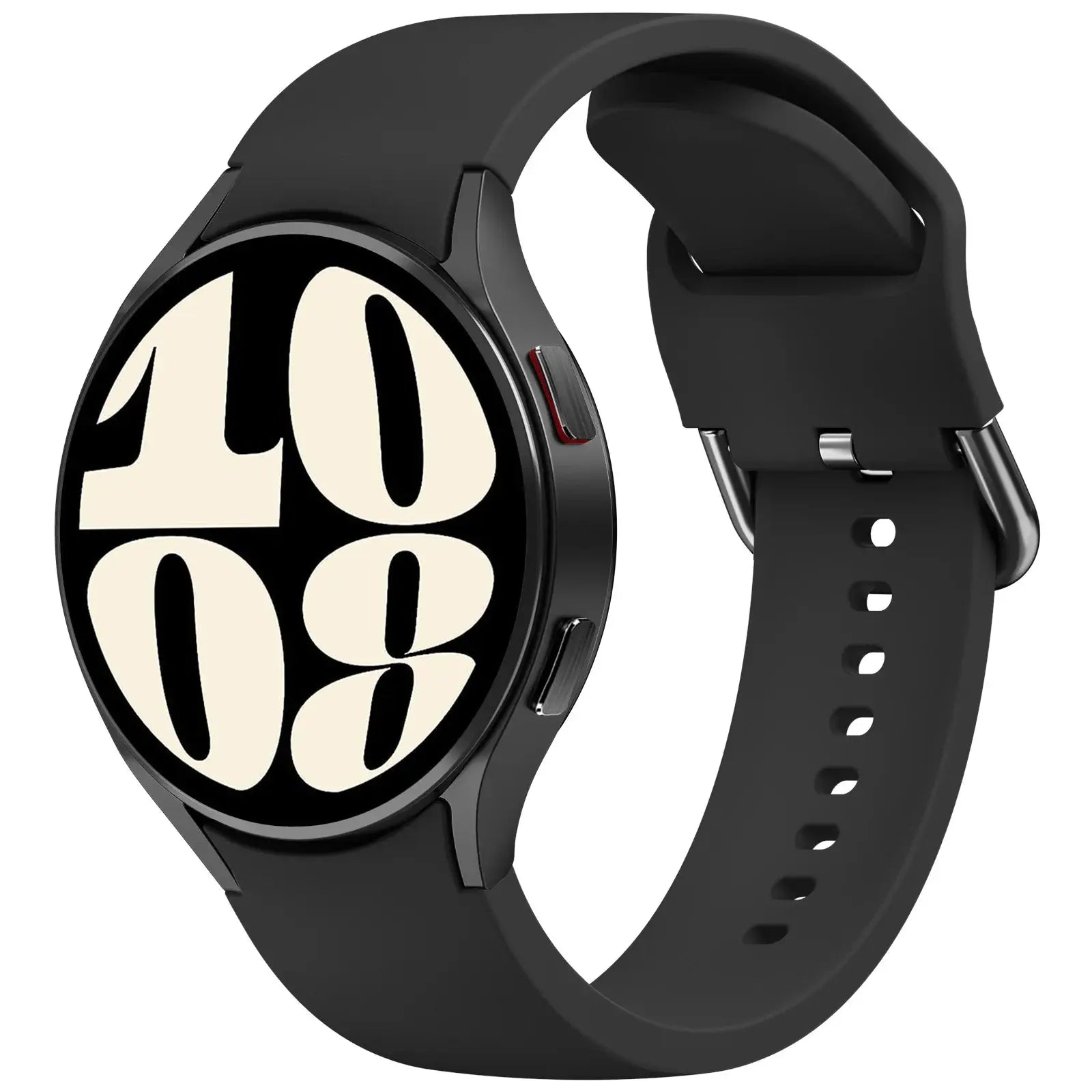 No Gaps Silicone Strap for Samsung Galaxy Watch 4, 5, 6, 7 – 40mm, 44mm, 45mm, 42mm, 46mm, 47mm TOBFIT