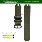 Nylon Canvas Strap for Casio PROTREK PRW-3000/3100/6000/6100Y With Tools 180mm Band STRAPS