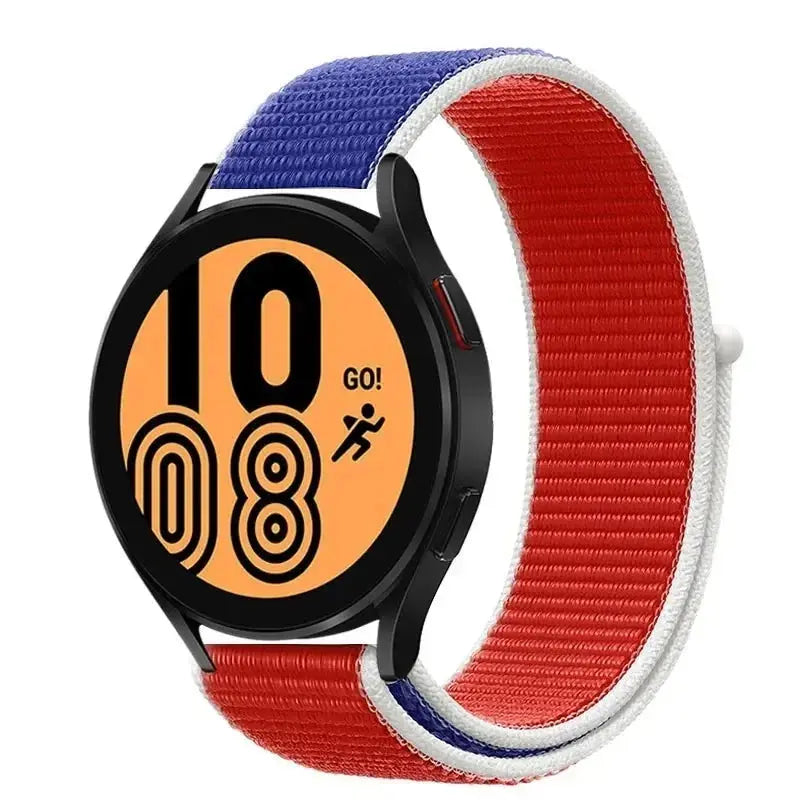 Nylon Loop Strap (20mm/22mm) for Samsung Galaxy, Huawei GT, Amazfit, Garmin, Xiaomi: Comfortable and Stylish - STRAPS