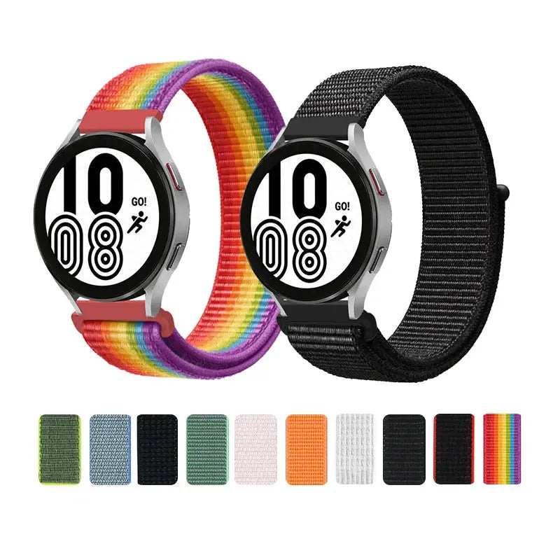Nylon Loop Strap for Samsung Galaxy Watch 4/3/Classic/5/Pro/Active 2/Gear S3, Huawei Watch GT 2/3 STRAPS