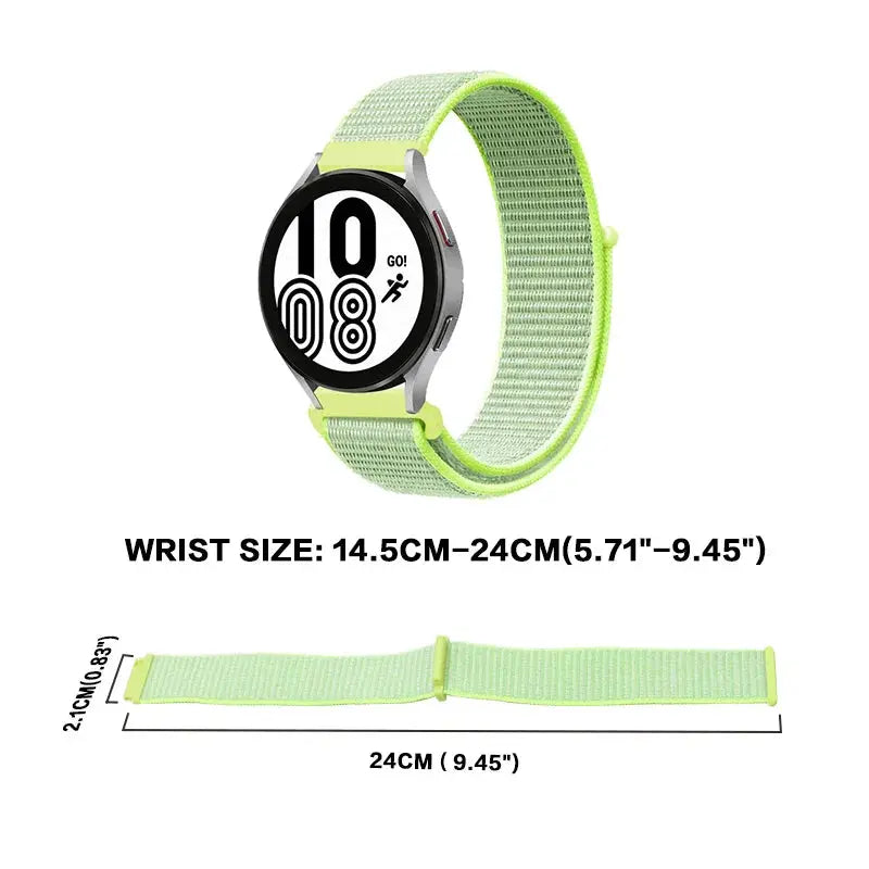 Nylon Loop Strap for Samsung Galaxy Watch 4/3/Classic/5/Pro/Active 2/Gear S3, Huawei Watch GT 2/3 STRAPS