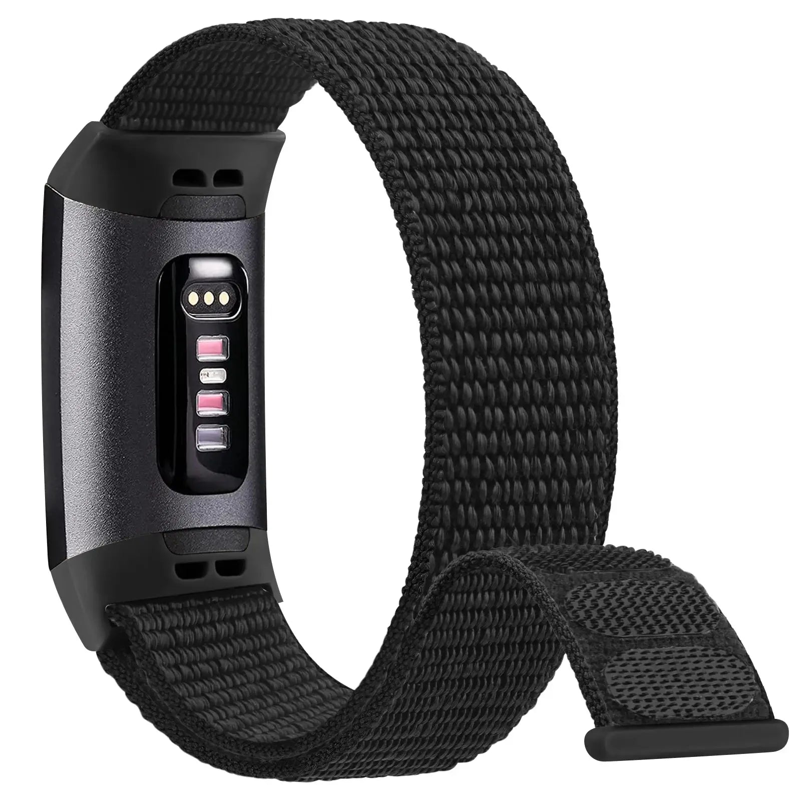 Nylon Sport Loop Band for Fitbit Charge 6/5/4/3/SE – Adjustable Replacement Strap STRAPS
