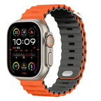Ocean Silicone Strap for Apple Watch Ultra 2, Series 10, 9, 8, 7, SE – 49mm, 45mm, 41mm, 44mm, 42mm, 40mm STRAPS