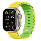 Ocean Silicone Strap for Apple Watch Ultra 2, Series 10, 9, 8, 7, SE – 49mm, 45mm, 41mm, 44mm, 42mm, 40mm STRAPS