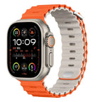 Ocean Silicone Strap for Apple Watch Ultra 2, Series 10, 9, 8, 7, SE – 49mm, 45mm, 41mm, 44mm, 42mm, 40mm STRAPS