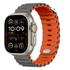 Ocean Silicone Strap for Apple Watch Ultra 2, Series 10, 9, 8, 7, SE – 49mm, 45mm, 41mm, 44mm, 42mm, 40mm STRAPS