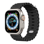 Ocean Silicone Strap for Apple Watch Ultra 2, Series 10, 9, 8, 7, SE – 49mm, 45mm, 41mm, 44mm, 42mm, 40mm STRAPS