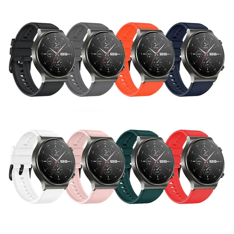 Official Silicone Band for Huawei Watch GT 3 Pro 46mm – Comfortable & Durable - STRAPS