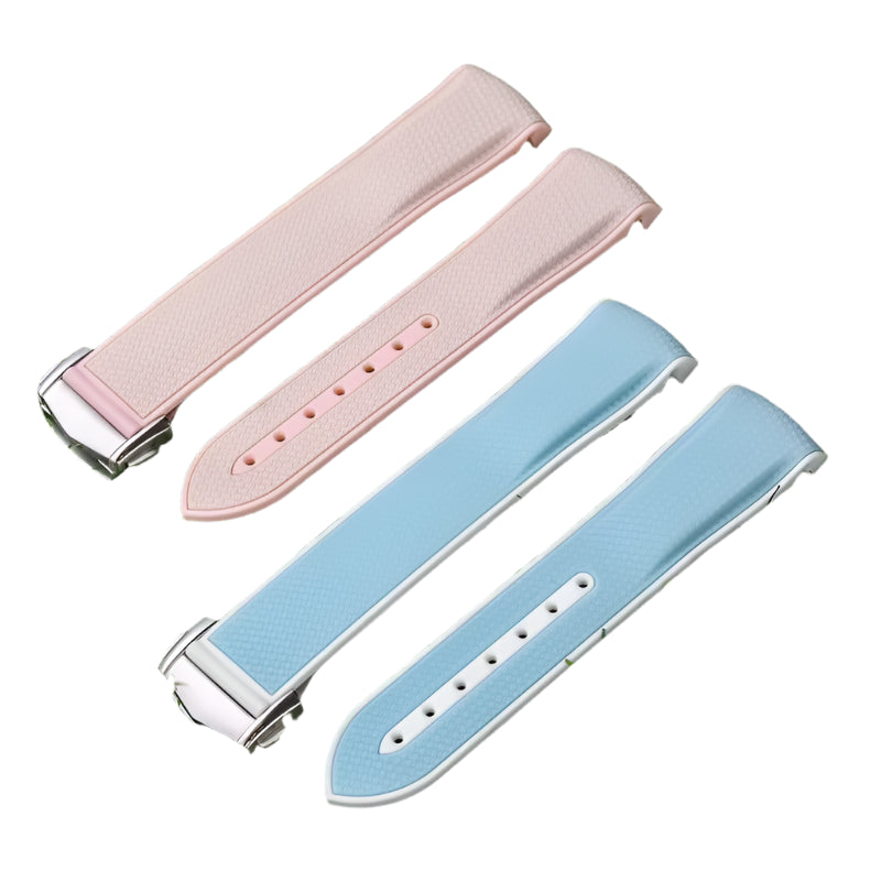 Omega X Swatch MoonSwatch Silicone Rubber Strap – 20mm Curved End for Seamaster, 300 Diving, AT150 - STRAPS