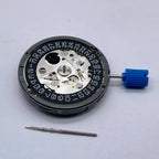 Original Japan NH35A Automatic Mechanical Movement - Black Datewheel, 24 Jewels - STRAPS