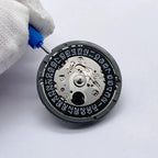 Original Japan NH35A Automatic Mechanical Movement - Black Datewheel, 24 Jewels - STRAPS