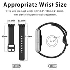 Original Silicone Loop for Samsung Galaxy Fit 3 – Soft Sport Wristband Adjustable Smartwatch Strap - STRAPS