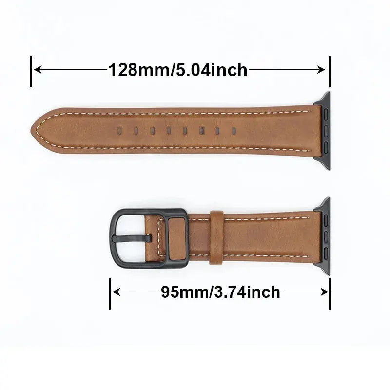 PU Leather Strap for Apple Watch Series 10, 9, 8, 7, 6, 5, SE, Ultra / Ultra 2 (49mm) STRAPS