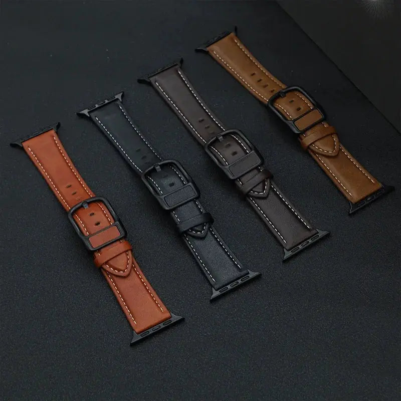 PU Leather Strap for Apple Watch Series 10, 9, 8, 7, 6, 5, SE, Ultra / Ultra 2 (49mm) STRAPS