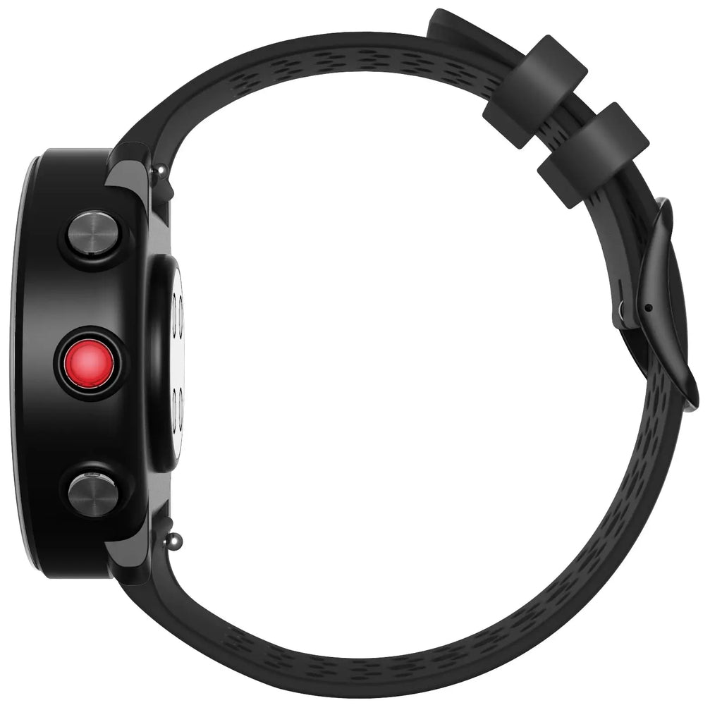 Polar Vantage M Silicone Strap Wristband Replacement - Silver Buckle Bracelet - STRAPS