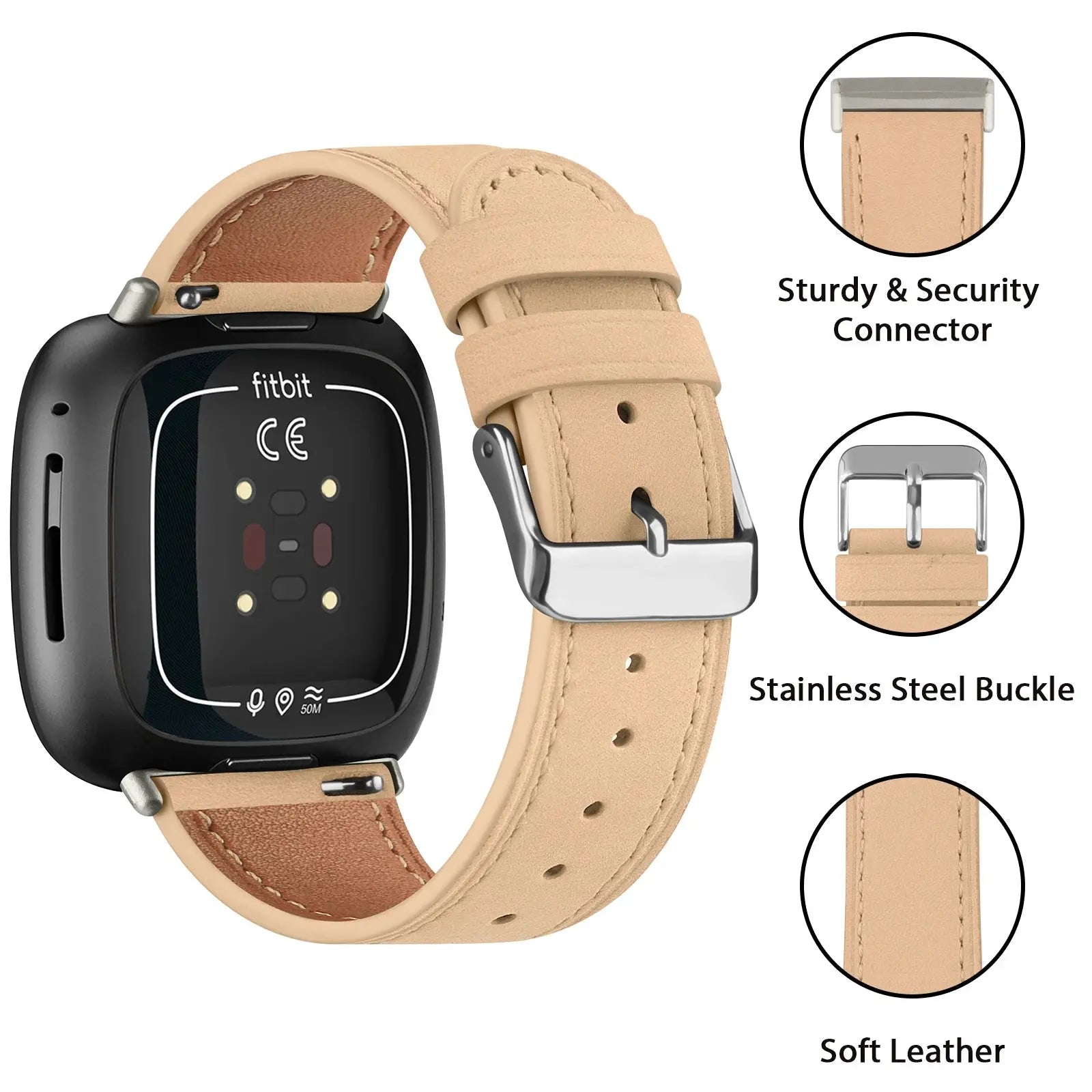 Premium Adjustable Strap for Fitbit Versa 3/4, Sense & Sense 2 – Stylish and Comfortable - STRAPS