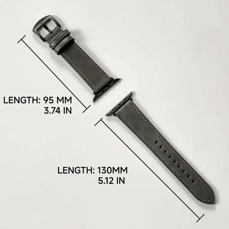 Premium Calf Leather Watch Band for Apple Watch Series 10, 9, 8, 7, 6, 5, SE, 4, 3, 2, 1 STRAPS