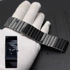 Premium-Grade Black Ceramic Watch Band Replacement for RADO DIAMASTER Series - STRAPS