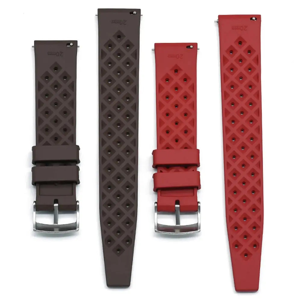 Premium Grade Tropical FKM Rubber Watch Strap for Seiko SRP7J1 STRAPS