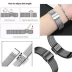 Premium Stainless Steel Mesh Band for Google Pixel Watch (41mm & 45mm) STRAPS