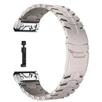 QuickFit 22mm 26mm Titanium Stainless Steel Band for Garmin Fenix & Forerunner Series STRAPS