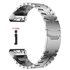 QuickFit 22mm 26mm Titanium Stainless Steel Band for Garmin Fenix & Forerunner Series STRAPS
