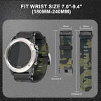 QuickFit 22mm & 26mm Nylon Strap for Garmin Fenix, Forerunner, Instinct – Braided Band ANBEST