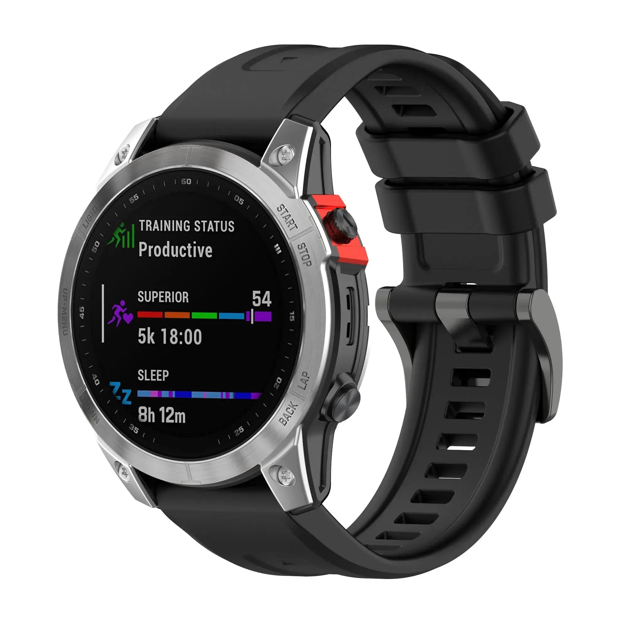 QuickFit Silicone Strap for Garmin Fenix, Forerunner, Tactix, Quatix, Enduro, D2 (20mm, 22mm, 26mm) STRAPS