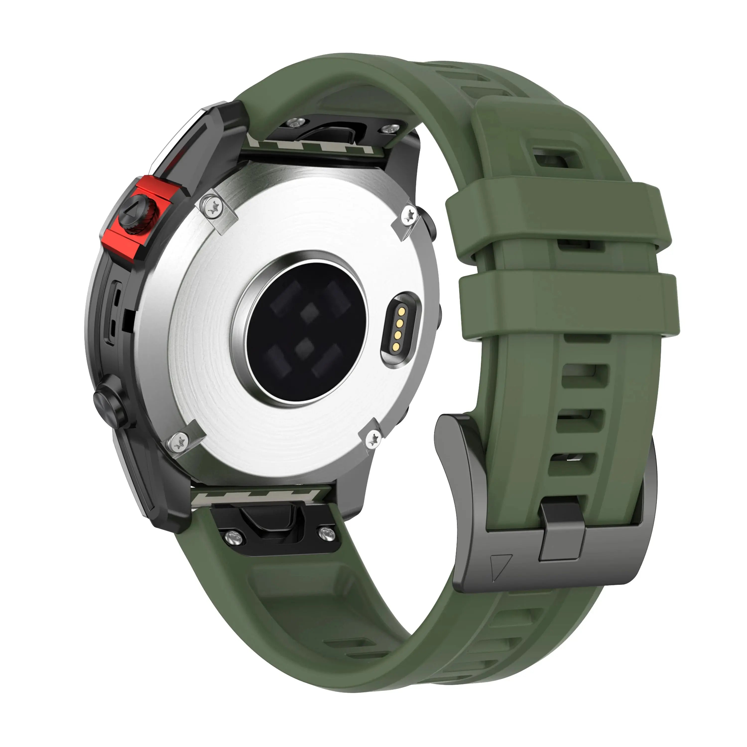 QuickFit Silicone Strap for Garmin Fenix, Forerunner, Tactix, Quatix, Enduro, D2 (20mm, 22mm, 26mm) STRAPS