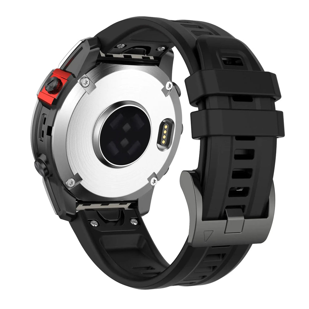 QuickFit Silicone Strap for Garmin Fenix, Forerunner, Tactix, Quatix, Enduro, D2 (20mm, 22mm, 26mm) STRAPS