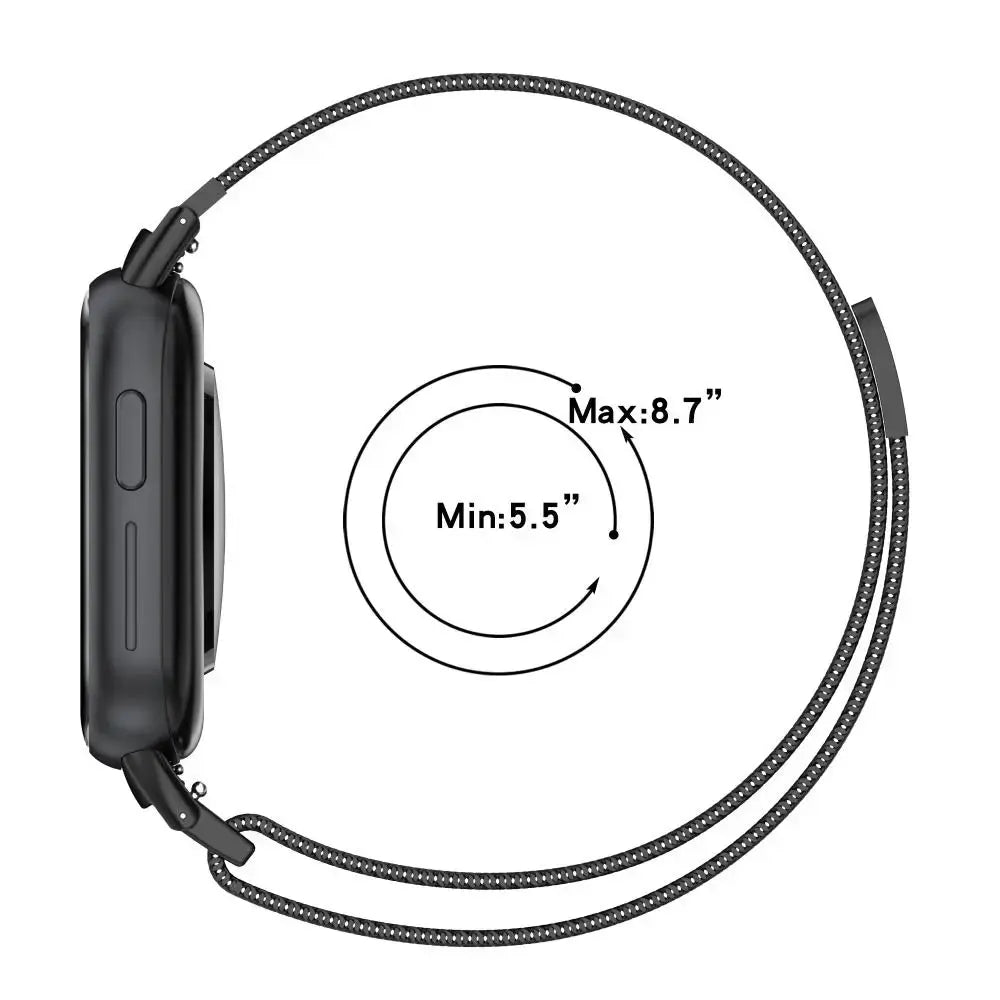 Replacement Milanese Metal Strap for Honor Watch 4 – Stainless Steel Wristband - STRAPS