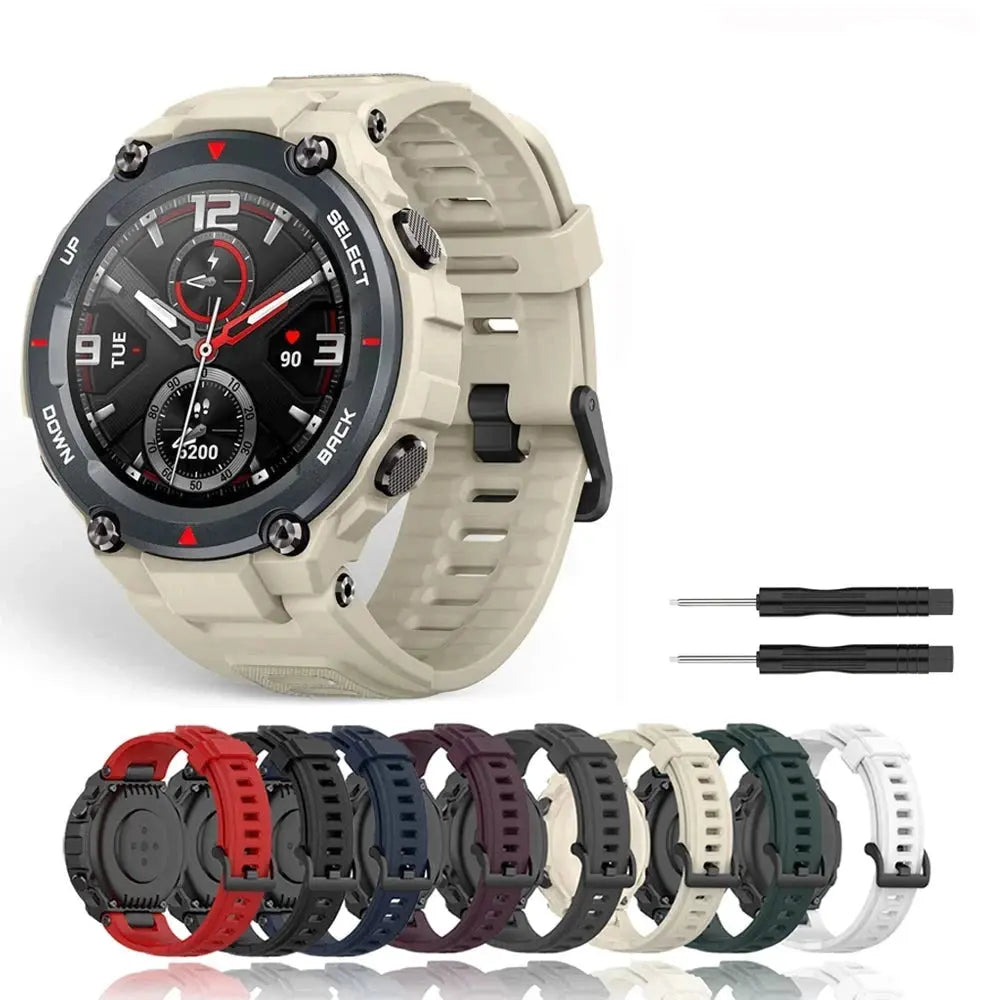 Replacement Strap For Huami Amazfit T rex Strap Silicone Watchband For Amazfit T-Rex/T-Rex Pro Strap STRAPS